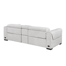  Homelegance McPherson 9455CLD-2CNPWH* Power Double Reclining Love Seat with Center Console and Power Headrests, Charging Ports IMAGE 8