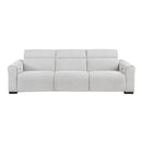  Homelegance McPherson 9455CLD-3PWH* Power Double Reclining Sofa with Power Headrests, Charging Ports IMAGE 1