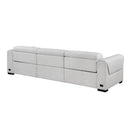  Homelegance McPherson 9455CLD-3PWH* Power Double Reclining Sofa with Power Headrests, Charging Ports IMAGE 6