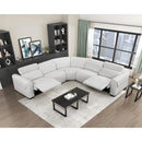  Homelegance McPherson 9455CLD*5LRRRPWH 5 pc Modular Power Reclining Sectional with Power Headrests, Charging Ports IMAGE 17