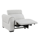  Homelegance McPherson 9455CLD*5LRRRPWH 5 pc Modular Power Reclining Sectional with Power Headrests, Charging Ports IMAGE 6