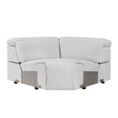 Homelegance McPherson 9455CLD*5LRRRPWH 5 pc Modular Power Reclining Sectional with Power Headrests, Charging Ports IMAGE 7