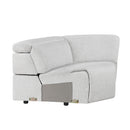  Homelegance McPherson 9455CLD*5LRRRPWH 5 pc Modular Power Reclining Sectional with Power Headrests, Charging Ports IMAGE 8
