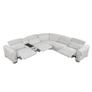  Homelegance McPherson 9455CLD*6LRRRPWH 6 pc Modular Power Reclining Sectional with Power Headrests, Charging Ports IMAGE 11
