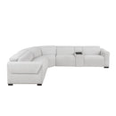  Homelegance McPherson 9455CLD*6LRRRPWH 6 pc Modular Power Reclining Sectional with Power Headrests, Charging Ports IMAGE 3