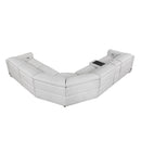  Homelegance McPherson 9455CLD*6LRRRPWH 6 pc Modular Power Reclining Sectional with Power Headrests, Charging Ports IMAGE 5