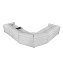  Homelegance McPherson 9455CLD*6LRRRPWH 6 pc Modular Power Reclining Sectional with Power Headrests, Charging Ports IMAGE 6