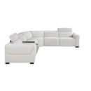  Homelegance McPherson 9455CLD*6LRRRPWH 6 pc Modular Power Reclining Sectional with Power Headrests, Charging Ports IMAGE 7