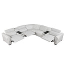  Homelegance McPherson 9455CLD*7LRRRPWH 7 pc Modular Power Reclining Sectional with Power Headrests IMAGE 10