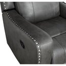  Motion Type_Reclining -- Homelegance Kellen Reclining Fabric Loveseat with Console IMAGE 6