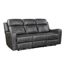  Motion Type_Reclining -- Homelegance Kellen Reclining Fabric Sofa IMAGE 2