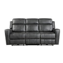  Motion Type_Power Recline -- Kellen 9515DGY-3PW Power Double Reclining Sofa IMAGE 1