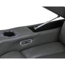  Homelegance Rose Hill 9517GY-1PWH Power Reclining Chair with Power Headrest, Heat and Massage, Receptacle, Cup-Holders with LED light, Storage Arms and Charging Ports IMAGE 11