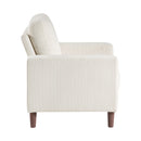  Manufacturer Color_Beige -- Homelegance Crandall Stationary Fabric Chair IMAGE 4