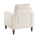  Manufacturer Color_Beige -- Homelegance Crandall Stationary Fabric Chair IMAGE 5