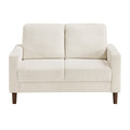  Manufacturer Color_Beige -- Homelegance Crandall Stationary Fabric Loveseat IMAGE 1