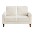  Manufacturer Color_Beige -- Homelegance Crandall Stationary Fabric Loveseat IMAGE 1
