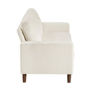 Manufacturer Color_Beige -- Homelegance Crandall Stationary Fabric Loveseat IMAGE 3