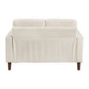  Manufacturer Color_Beige -- Homelegance Crandall Stationary Fabric Loveseat IMAGE 4