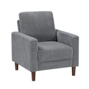  Manufacturer Color_Grey -- Crandall 9520GRY-1 Chair IMAGE 2