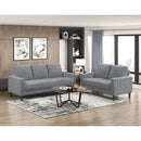  Manufacturer Color_Grey -- Crandall 9520GRY-2 Love Seat IMAGE 6