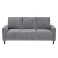  Manufacturer Color_Grey -- Crandall 9520GRY-3 Sofa IMAGE 1