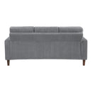  Manufacturer Color_Grey -- Crandall 9520GRY-3 Sofa IMAGE 3