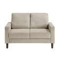  Manufacturer Color_Taupe -- Crandall 9520TPE-2 Love Seat IMAGE 1