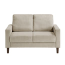  Manufacturer Color_Taupe -- Crandall 9520TPE-2 Love Seat IMAGE 1