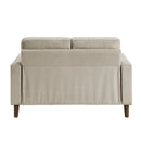  Manufacturer Color_Taupe -- Crandall 9520TPE-2 Love Seat IMAGE 4