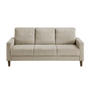  Manufacturer Color_Taupe -- Crandall 9520TPE-3 Sofa IMAGE 1