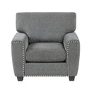  Homelegance Isabel 9538DGY-1 Chair IMAGE 1