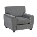  Homelegance Isabel 9538DGY-1 Chair IMAGE 2