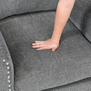  Homelegance Isabel 9538DGY-2 Love Seat IMAGE 6