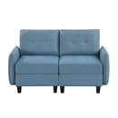  Homelegance Garren 9557BUE-2* Love Seat IMAGE 1