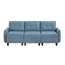  Homelegance Garren 9557BUE-3* Sofa IMAGE 1