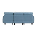  Homelegance Garren 9557BUE-3* Sofa IMAGE 3