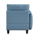  Homelegance Garren 9557BUE*4SC 4 pc Sectional with Storage IMAGE 7
