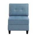  Homelegance Garren 9557BUE*5SC 5 pc Sectional with Storage IMAGE 8