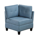  Homelegance Garren 9557BUE*5SCOT 5 pc Sectional with Storage and Ottoman IMAGE 10