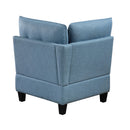  Homelegance Garren 9557BUE*5SCOT 5 pc Sectional with Storage and Ottoman IMAGE 11