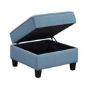  Homelegance Garren 9557BUE*5SCOT 5 pc Sectional with Storage and Ottoman IMAGE 16