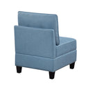  Homelegance Garren 9557BUE*5SCOT 5 pc Sectional with Storage and Ottoman IMAGE 8