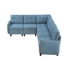  Homelegance Garren 9557BUE*6SC 6 pc Sectional with Storage IMAGE 3