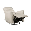  Manufacturer Color_Beige -- Homelegance Dimitri Swivel Glider Leather Look Recliner IMAGE 7