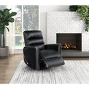  Manufacturer Color_Black -- Dimitri 9570BLK-1SW Swivel Glider Reclining Chair IMAGE 12