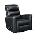  Manufacturer Color_Black -- Dimitri 9570BLK-1SW Swivel Glider Reclining Chair IMAGE 2