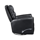  Manufacturer Color_Black -- Dimitri 9570BLK-1SW Swivel Glider Reclining Chair IMAGE 3