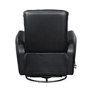  Manufacturer Color_Black -- Dimitri 9570BLK-1SW Swivel Glider Reclining Chair IMAGE 5