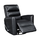  Manufacturer Color_Black -- Dimitri 9570BLK-1SW Swivel Glider Reclining Chair IMAGE 6
